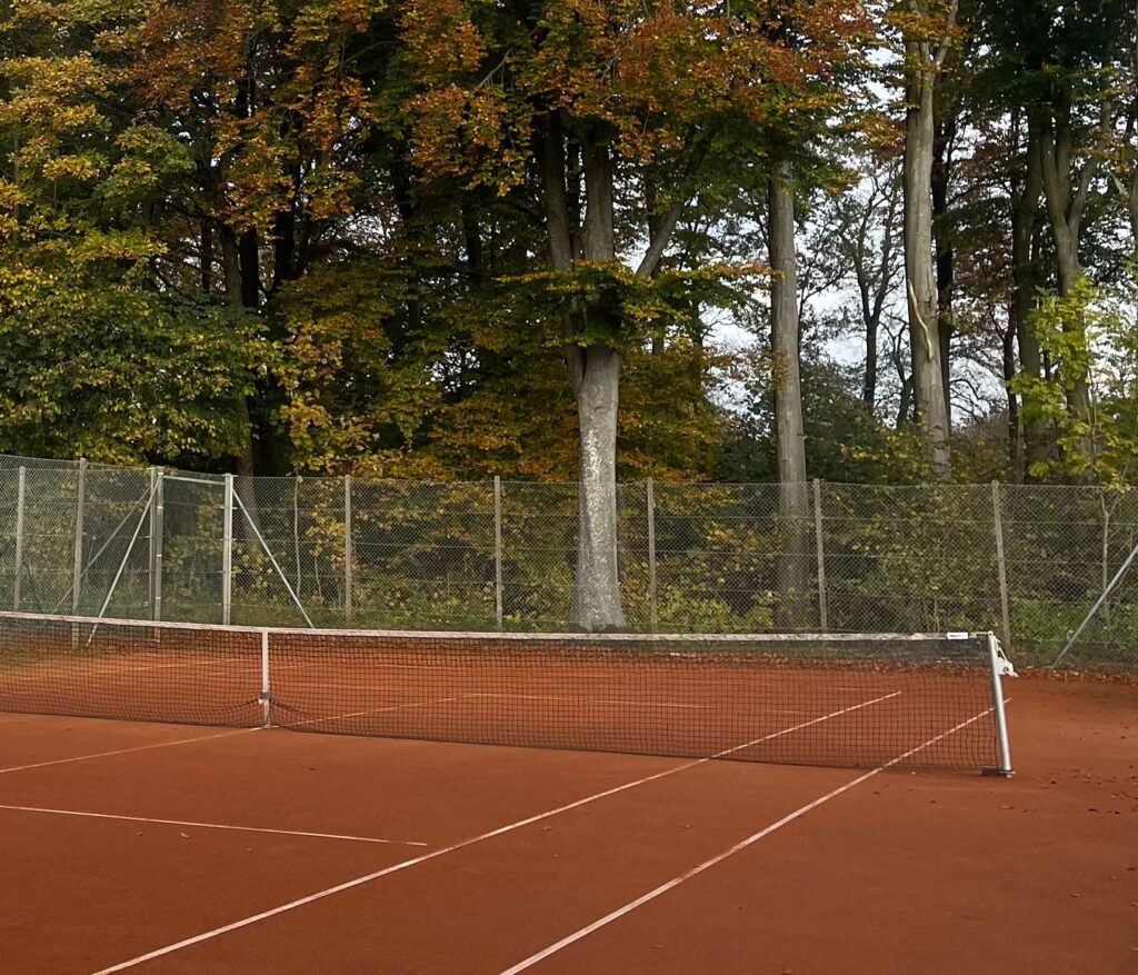 billede af hedensted tennisklub bane