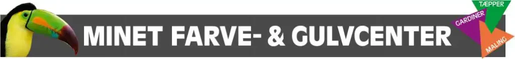 Billede af minet farve og gulvcenter logo